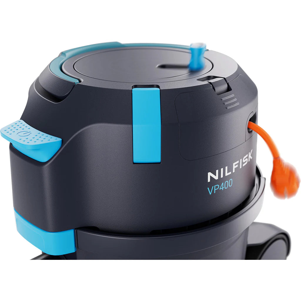 Nilfisk VP400 Commercial Dry Vacuum Cleaner - Retractable Power Cable