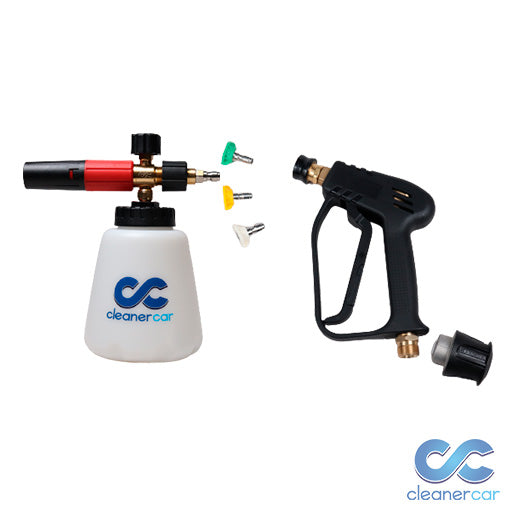 CleanerCar Stubby Gun With Multi Tip Set & Snow Foam Lance V2