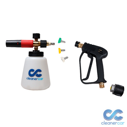 CleanerCar Stubby Gun With Multi Tip Set & Snow Foam Lance V2
