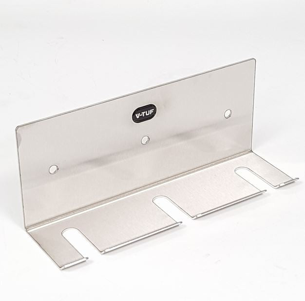 Wall Mounted D12 3pc Lance Holder - Stainless Steel