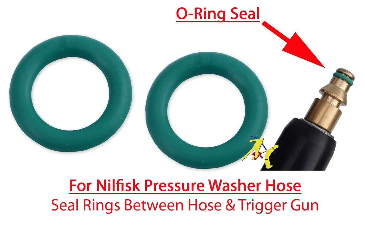Nilfisk Replacement Hose Green O Ring ( Domestic Range ) Each