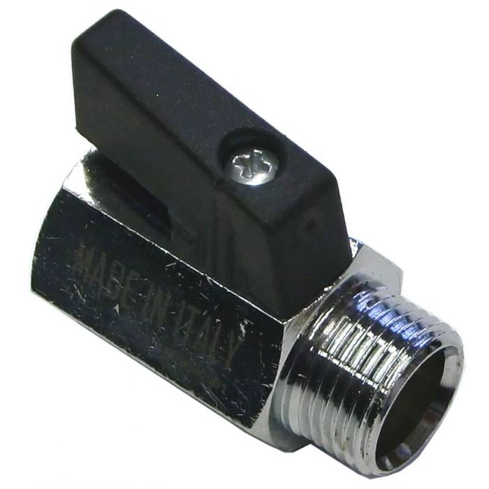 Mini Ball Valve 1/4"M x 1/4"F